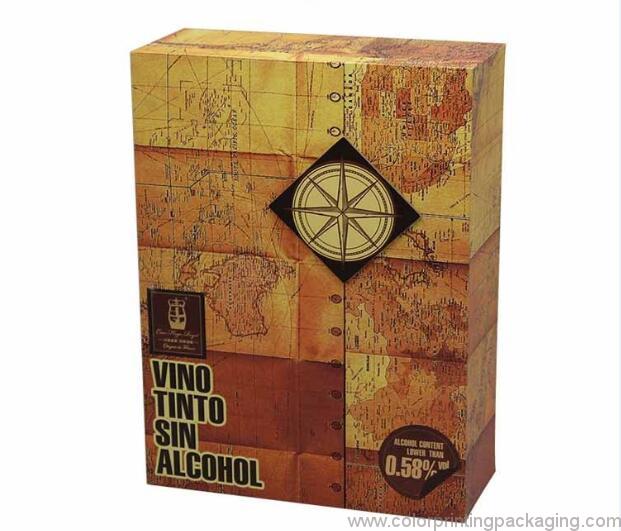 cardboard wine box